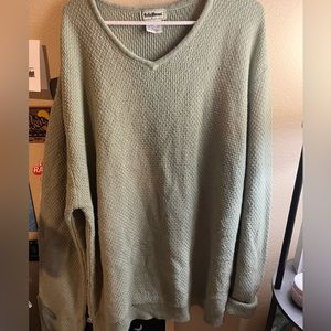 L.L Bean, green sweater, XXL